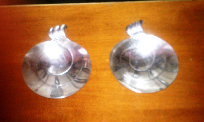 Tiffany and Company - Sterling candy/nut dish in swirl patern
