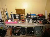 old movie projector, office equipment