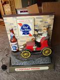 great vintage Paps Blue Ribbon  beer sign