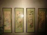 vintage water color panels