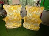 1960's vintage wing chairs