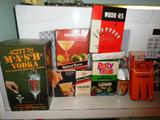 vintage advertising bar items