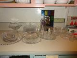 set of candlewick dishes