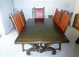 1970's spanish style table and chairs great shape
