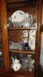 DISH SET STEM WARE, CUTGLASS LOADED