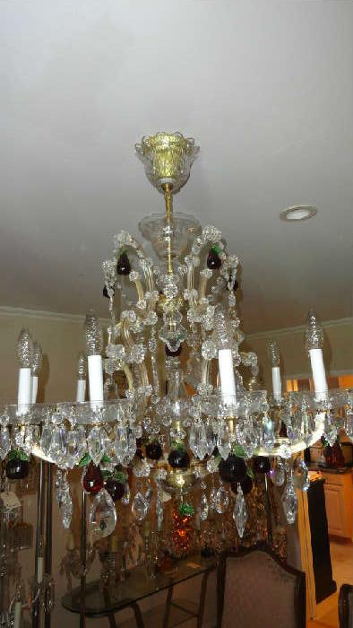 large baccarat chandelier
