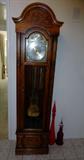 newer tall case clock in working order