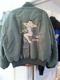 Avirex Nylon flight jacket.