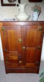 antique oak ice box