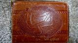 leather hand tooled walnut of la