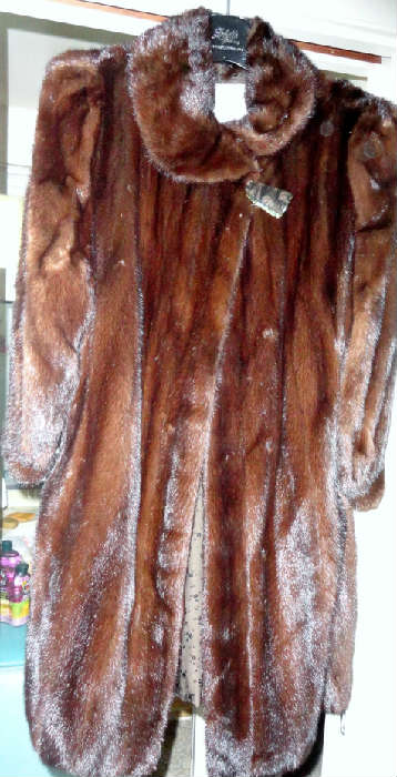 vintage 40's mink coat
