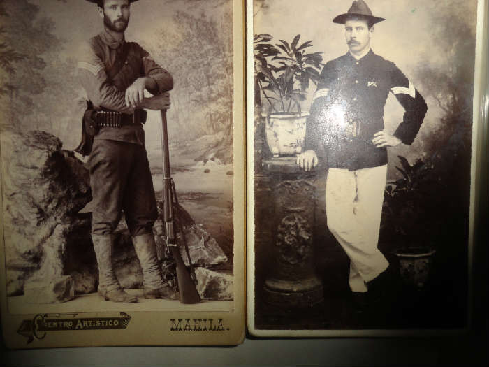 cdv's from Spanish American War that go with medals and photo album