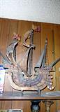 folk art spanish galleon