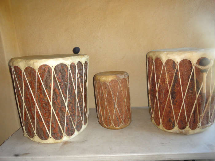 vintage indian drums