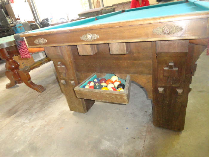 great mission style pool table