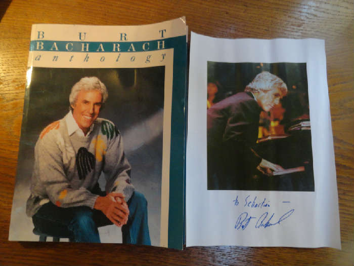 signed photo Burt Bacarrat