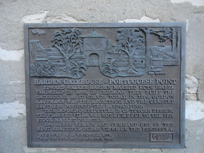 this is the historic marker on the estate sale home