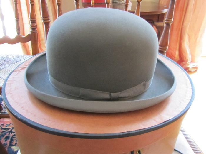 Jay Lord Hatters Top Hat - with Box - Brand New Condition.  Great to wear driving in your vintage car