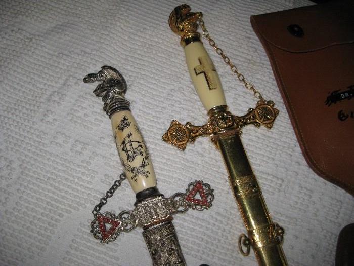 Masonic swords