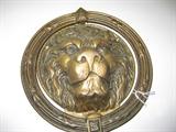 Lion door knocker
