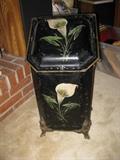 metal decorative coal container