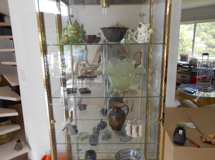 Many Curio & Display Cabinets
