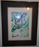 Dali Print with sales receipt