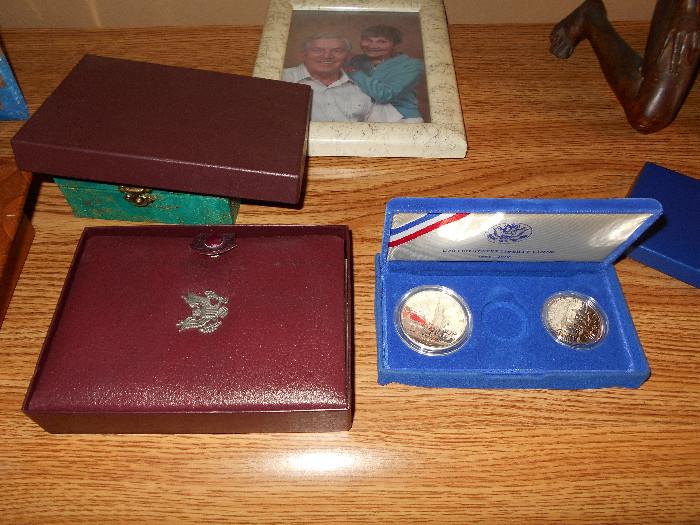 1984 Olympics Sterling Commemorative Medallions
