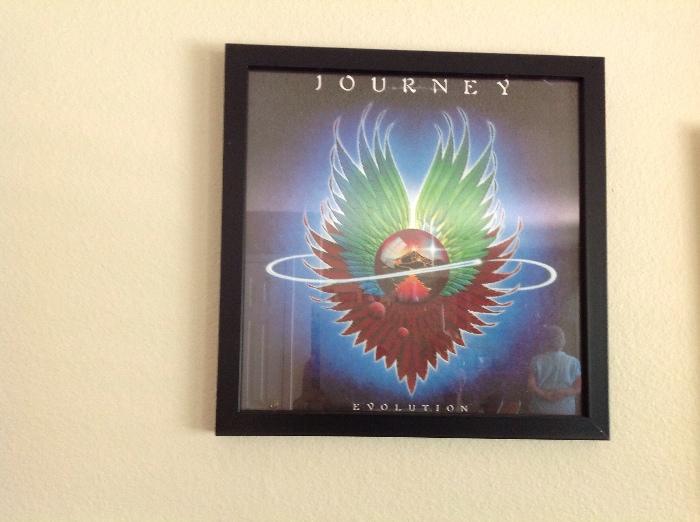 Journey framed album cover