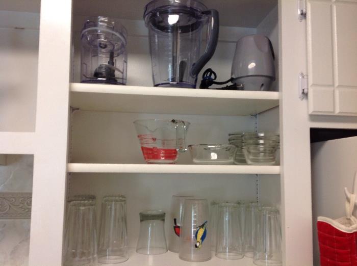 Glassware, kitchen items