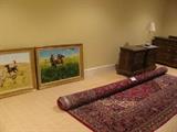 Keshan area rug, Nelson Art, Ethan Allen Bedroom