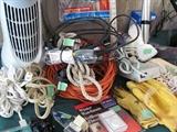 extension cords, gloves, night-lights, light bulbs