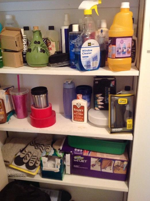 food,paper goods,cleaning items..vast collection