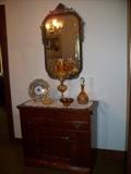 chest $250.00, mirror $75.00, lamp $60.00