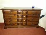  long dresser 63" long~ 34" tall~ 22" deep.  $60