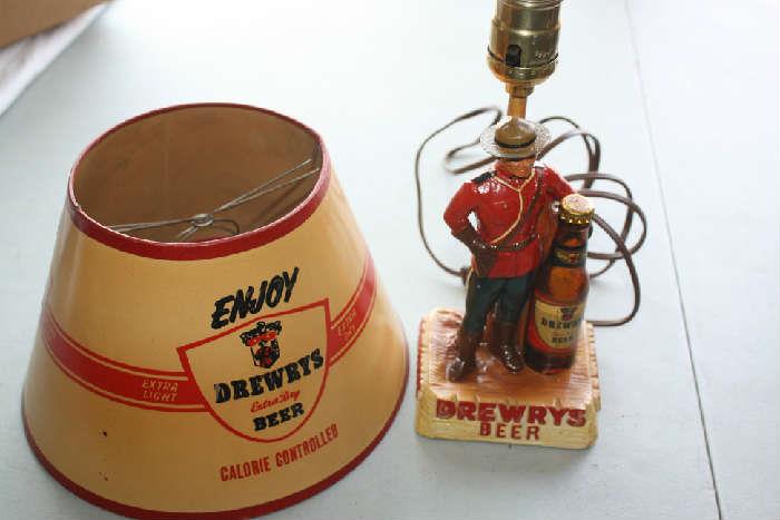 DREWRYS BEER CHALK LAMP