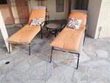 Pr. of Loungers with Pads
