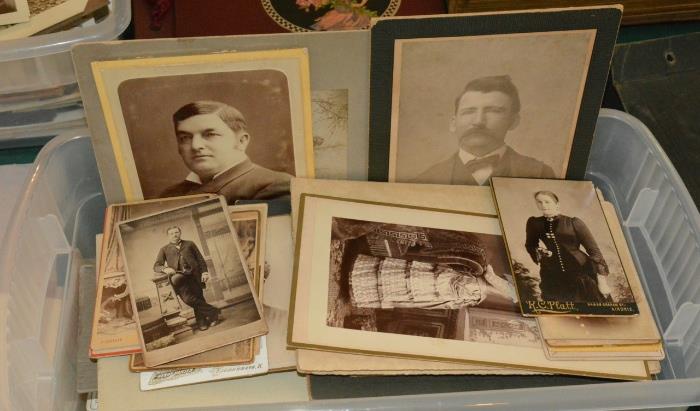 Antique Photos: Cabinet and CDVs