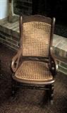Vintage Cane Bottom Rocker