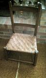 Vintage Reed Bottom Childs Chair