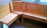 Breakfast Nook Table & Bench not shown