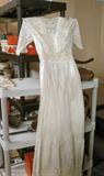 1910 Wedding Dress Lots Lace