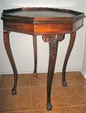 Six-sided Mahogany Lamp Table