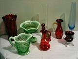 Opalescent and Viking Glass