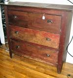 Early 1800's Painted 3-Drawer Chest