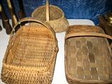 Vinatge Baskets including Shelton