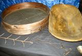 Vintage Large Sifter and Dough Tray