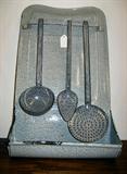 Gray Graniteware set