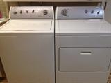 CLEAN, LATE MODEL WASHER AND DRYER