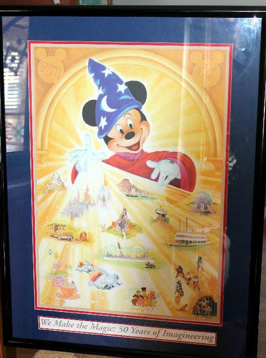 Disneyana Walt Disney "We Make the Magic: 50 Years of Imagineering" Sericel